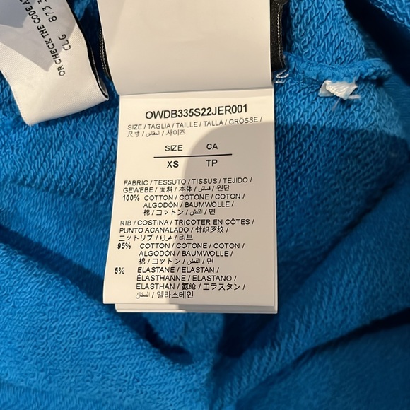 Off-White Sweatshirt Dress - Oversized - Picture 5 of 7